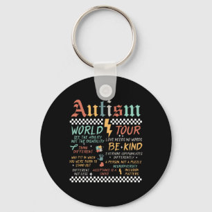 Llavero Gracioso I Rock the Spectrum Autism World Tour Aut