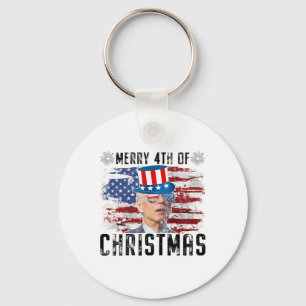 Llavero Gracioso Joe Biden 4 De Julio De Navidades