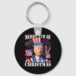 Llavero Gracioso Joe Biden 4 De Julio De Navidades