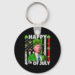 Llavero Gracioso Joe Biden Feliz 4 De Julio Confundido San