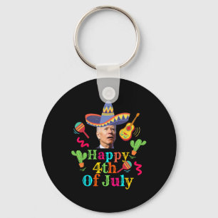 Llavero Gracioso Joe Biden Feliz 4 De Julio Sorpresa Cinco