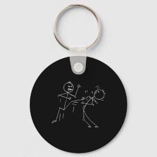 Llavero Gracioso Karate Stick Figura Karate Fighters