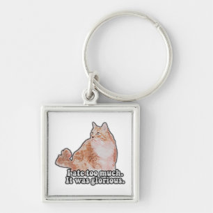 Llavero Gracioso meme de gatos gruñones para los amantes d