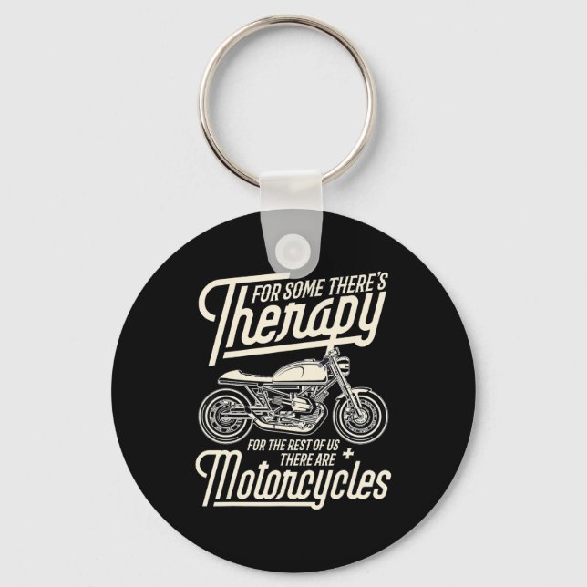 Llavero Gracioso motociclista Rapy - Regalo en bicicleta (Anverso)