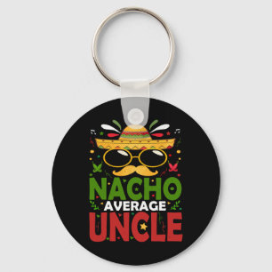 Llavero Gracioso Nacho Promedio Tío Cinco De Mayo Mexicano