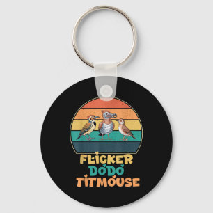 Llavero Gracioso parpadeo Dodo Titmouse Bird Watch Nature