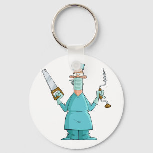 Llavero Gracioso Personalizado de Cirujano Humor Médico Gr