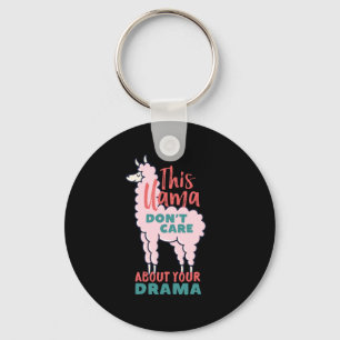 Llavero Gracioso Personalizado de Llama no le importa tu d