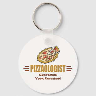 Llavero Gracioso Personalizar De Pizza Pizzaólogo De Ti H