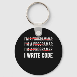 Llavero Gracioso programador I Wite Code