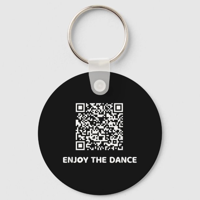 Llavero Gracioso Qr Trump Bailando código interactivo (Anverso)