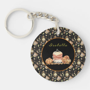 Llavero Gracioso Raccoon Personalizar Texto y color