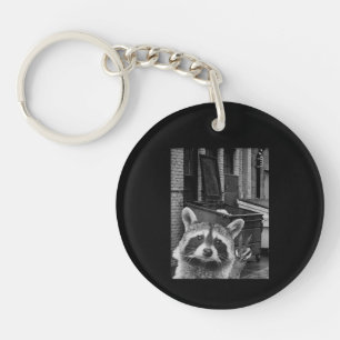 Llavero Gracioso Raccoon Selfie Raccoon Funny Raccoon