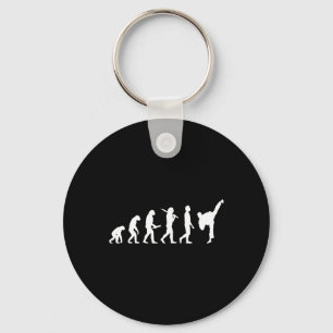 Llavero Gracioso Regalo De Evolución De Karate Para Artist