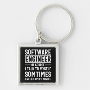 Llavero Gracioso regalo de ingeniero de software de progra