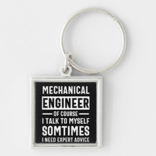 Llavero Gracioso regalo de ingeniero mecánico