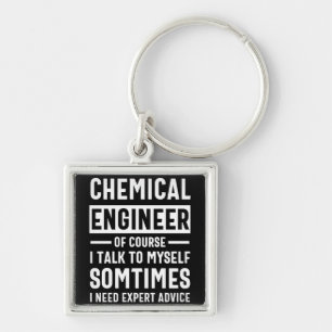 Llavero Gracioso regalo de ingeniero químico