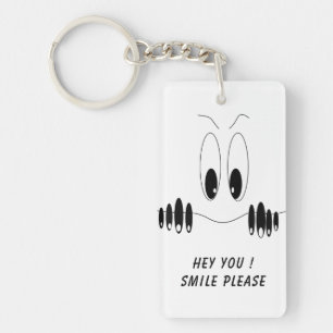 Llavero Gracioso regalo de Keychain con ojos de curiosidad