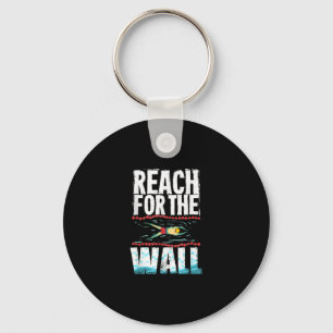 Llavero Gracioso Regalo De Natación Diseño De Un Atleta 