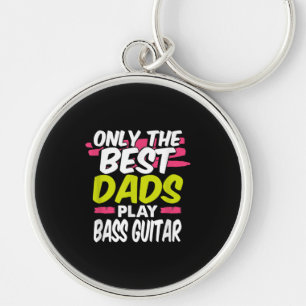 Llavero Gracioso regalo de papá guitarista sólo los mejore