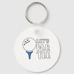 Llavero Gracioso regalo para amantes del golf Let's Par Te