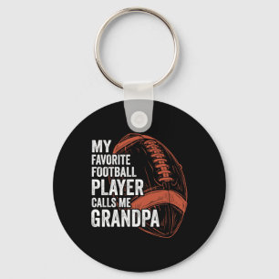 Llavero Gracioso Retro Mi jugador favorito de fútbol me ll
