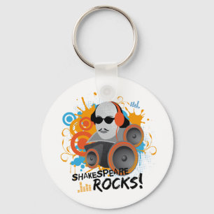 Llavero Gracioso Shakespeare Slogan Gift "Rocas Shakespear