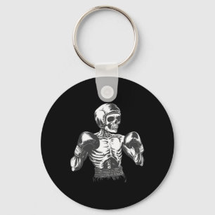 Llavero Gracioso Skeleton Boxer Con Guantes De Boxeo Lucha