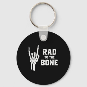 Llavero Gracioso Skeleton Rock Halloween Rad Al Hueso