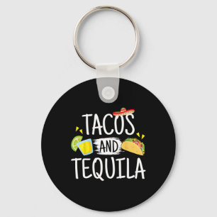 Llavero Gracioso Tacos Y Tequila Regalo De Tee Sombrero Me