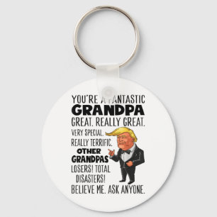 Llavero Gracioso Trump Eres Un Fantástico Abuelo Genial