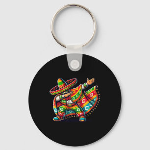 Llavero Graciosos niños dabbing mexicanos Poncho Cinco De 