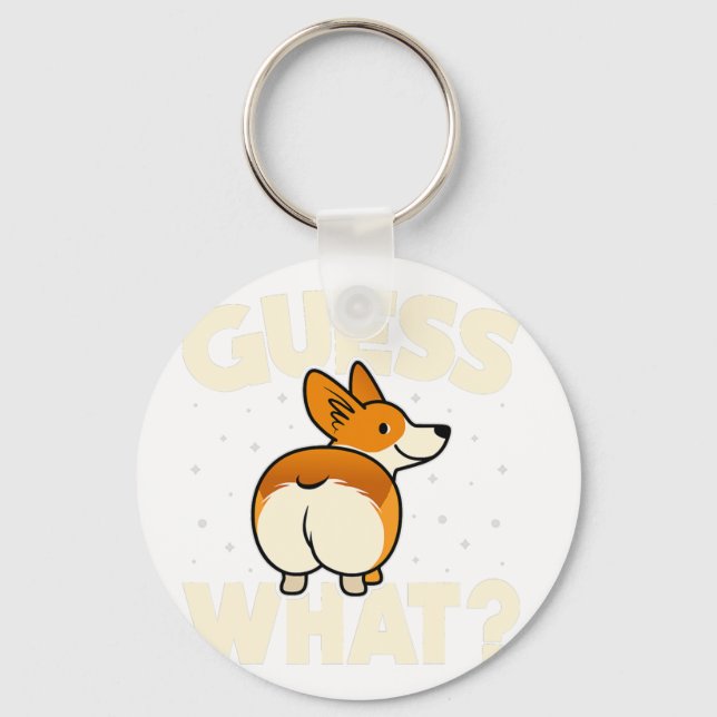 Llavero Graciosos Regalos Corgi Para Los Amantes Corgi Hom (Anverso)