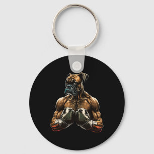 Llavero Graciosos Regalos De Boxeo De Boxeo De Perro Para