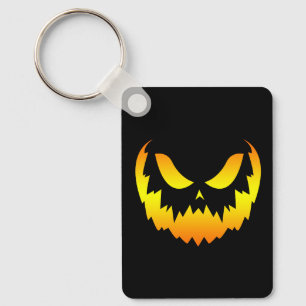Llavero Gradiente de cara de calabaza Jack O Lantern