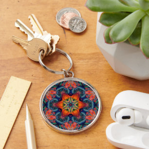 Llavero Gradiente de Kaleidoscopio de Energía Caliente Ter