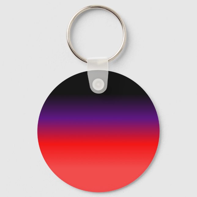 Llavero Gradiente negro, púrpura y rojo (Anverso)