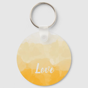 Llavero Gradiente Ombre Saffron y Amor Amarillo Sunlight