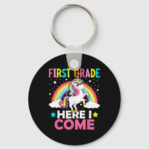 Llavero Grado Aquí Vuelvo Unicorn A La Escuela De Primer G