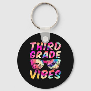 Llavero Grado Vibes Primer Día De Niños De 3er Grado De Vu