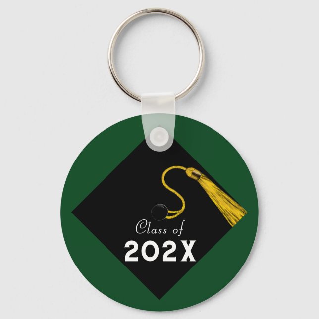 Llavero Graduación 2025 Green Keepsake (Anverso)