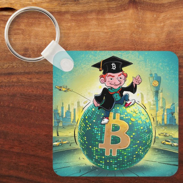 Llavero Graduación de Bitcoin (Anverso)