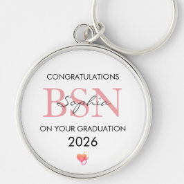 Llavero Graduación de BSN Nombre Personalizado Clase de 20