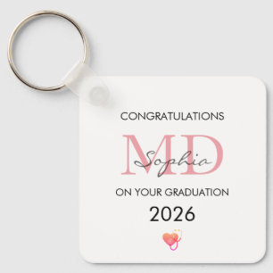 Llavero Graduación de Doctor Personalizado Nombre Clase de