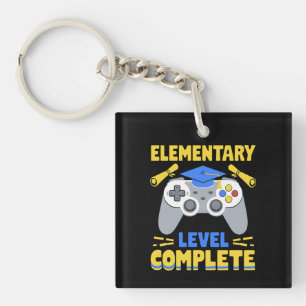 Llavero Graduación de jugador de juegos completa a nivel e