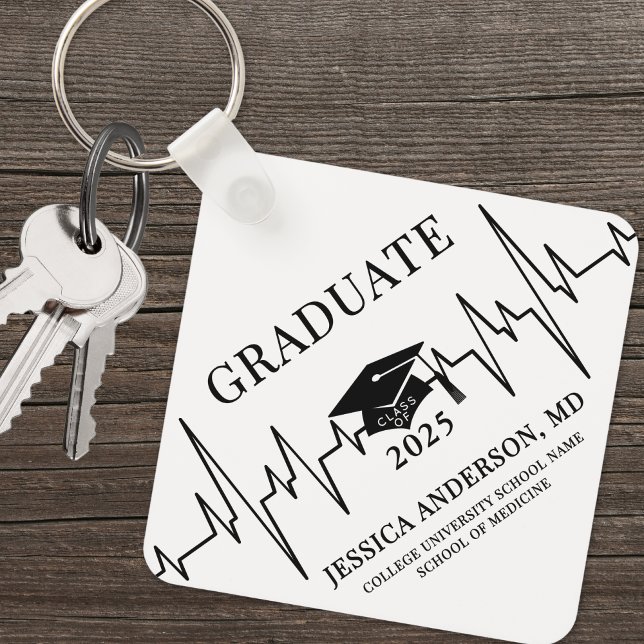 Llavero Graduación de la Escuela de Medicina de enfermería (Nursing Medical School Graduation keychain)