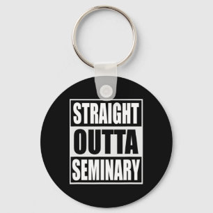 Llavero Graduación de predicador divertida fuera del semin