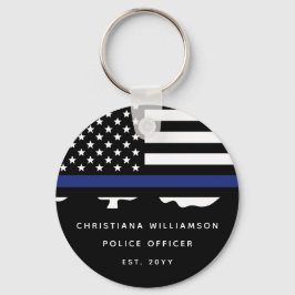 Llavero Graduación en la Academia de Policía de personaliz