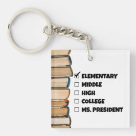 Llavero Graduación en la escuela primaria Sra. Presidenta