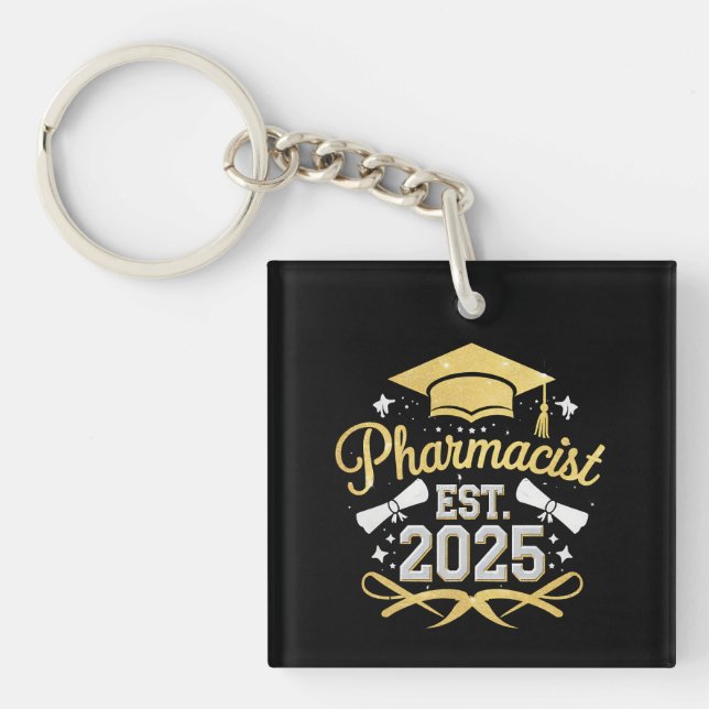 Llavero Graduación Farmacéutica Est 2025 (Frente)